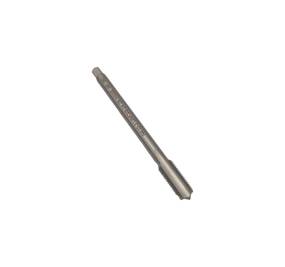 Метчик дюймовый UNF 3/8" 24 нитей Р6М5К5 (HSS-E) DIN374 N410-3 102003 DC Swiss