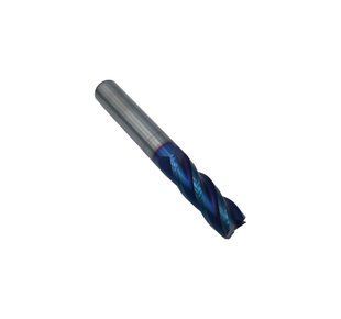 Фреза кінцева ц/х монолітна т/с ф14 мм z=4 100/40 з покриттям nACo-blue OTTIMO